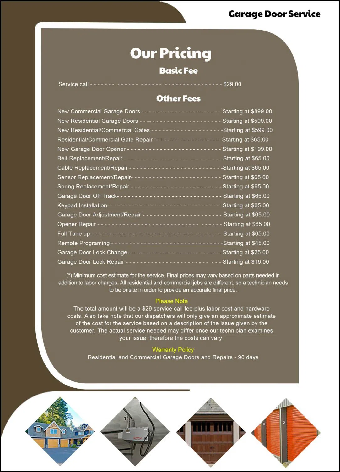 State Garage Doors Pasadena, CA 626-407-2065